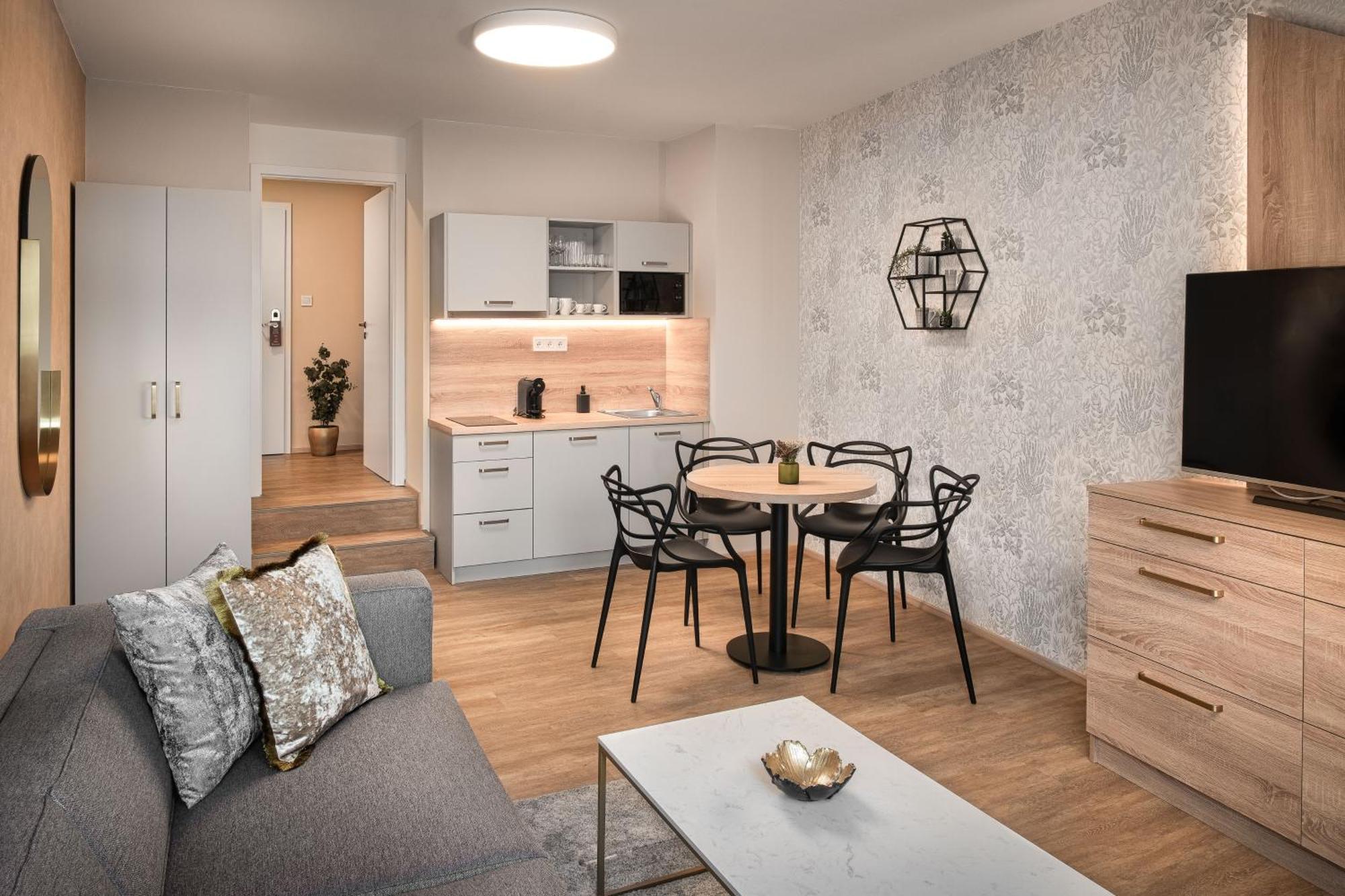 Theatre 9 Apartments By Adrez Prague Luaran gambar
